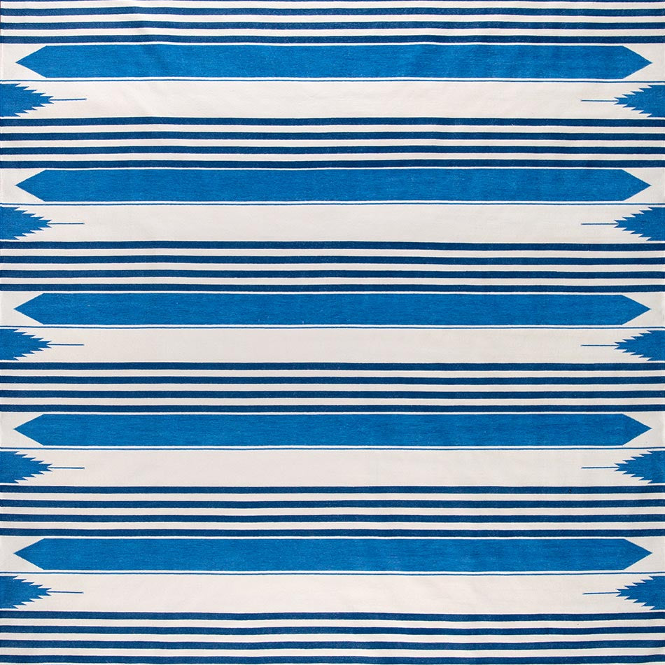 HERITAGE STRIPES - HAMPTONS BLUES & OFF WHITE