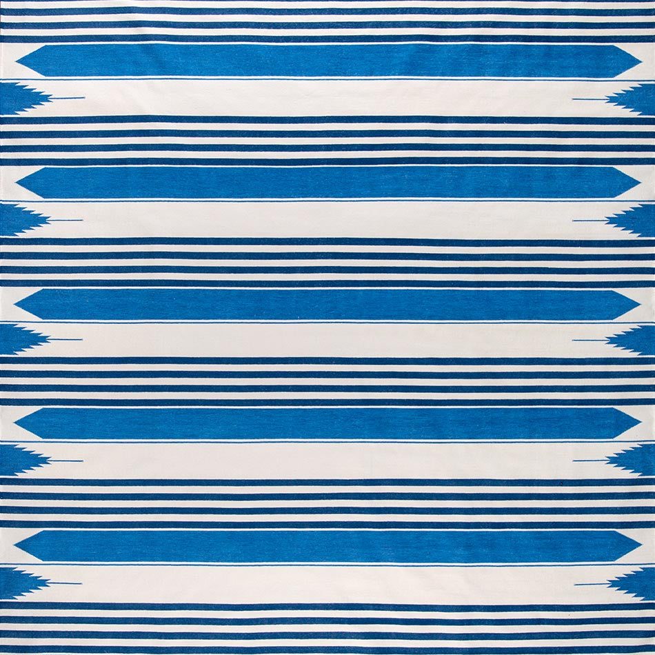 HERITAGE STRIPES - HAMPTONS BLUES & OFF WHITE